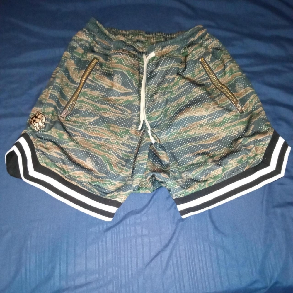 Darc Sport Tiger Stripe Camo Shorts